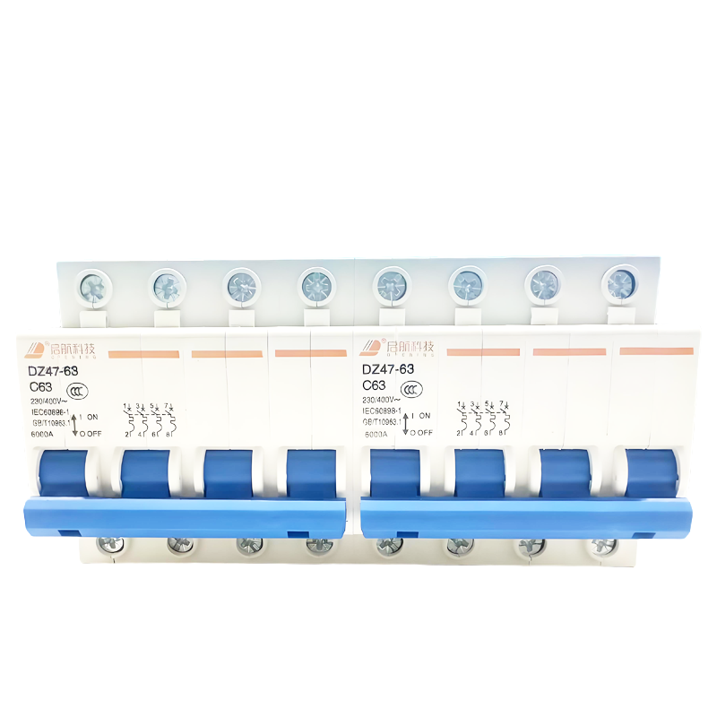 The DZ47-63 C63 4P Miniature Circuit Breaker