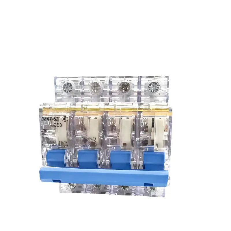 DZ47-63 C63 4P Transparent Miniature Circuit Breaker